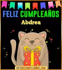 Feliz Cumpleaños Abdrea